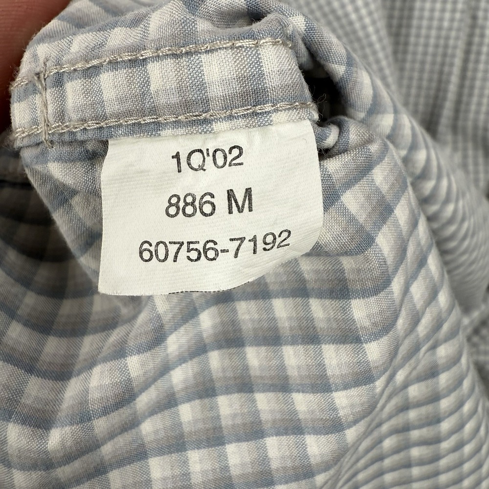 Vintage Levis Shirt Mens XL Gray Check Silvertab Y2K Button Up Short Sleeve - Picture 6 of 9